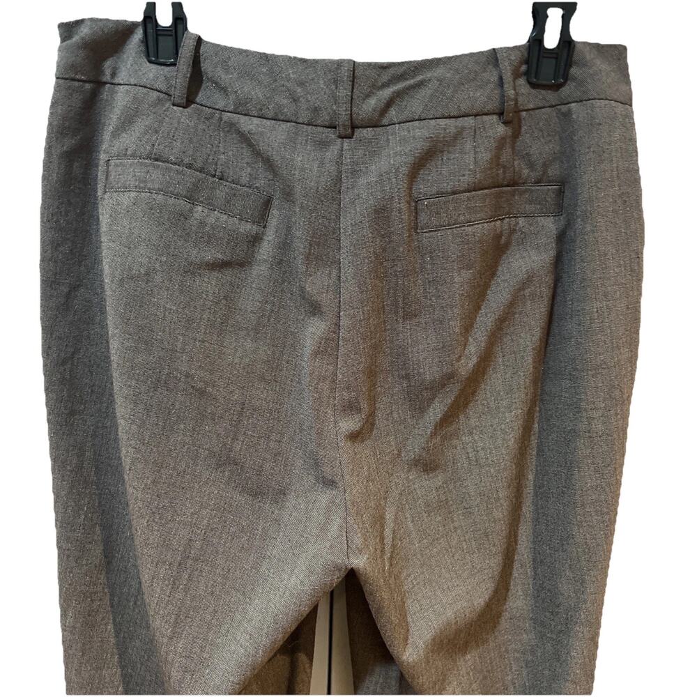 Worthington Curvy Fit Trouser Dress Pants Women 12 Light Gray Career Stretch GUC - Picture 6 of 14